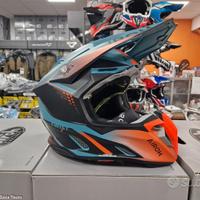 AIROH Casco Cross Twist 3 - Shard - Orange Matt -