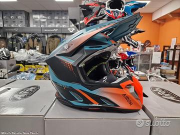 AIROH Casco Cross Twist 3 - Shard - Orange Matt -