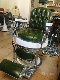 Sedia poltrona da barbiere Scuderi vari colori res