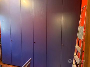 Armadio indaco 6 ante