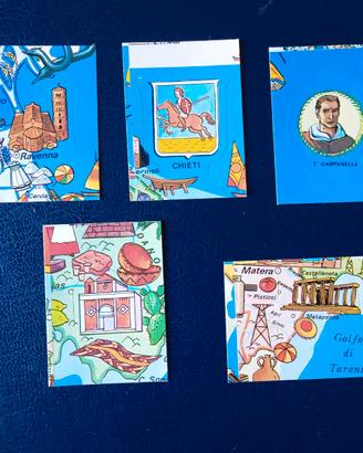 5 Figurine Vintage Conoscere l'Italia  ed. Lampo