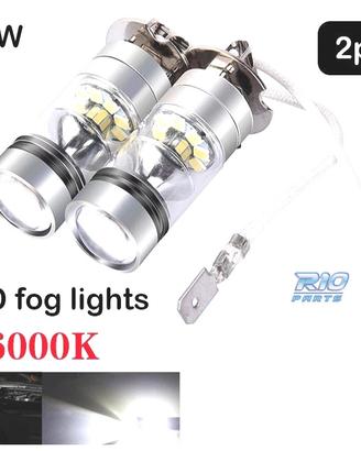 KIT DI LAMPADE ANTIABBAGLIANTI A LED H1 100W CANBU