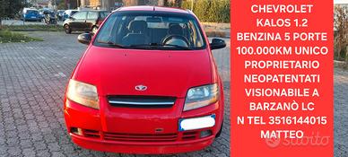Chevrolet kalos 1.2 benzina neopatentati unico pro