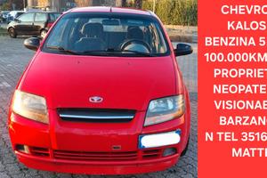 Chevrolet kalos 1.2 benzina neopatentati unico pro