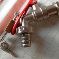 rubinetto portagomma con lucchetto 