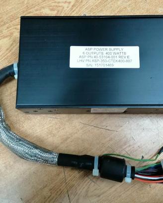 ASP POWER SUPPLY6 OUTPUTS 400 WATTS ASP PN 40-5310