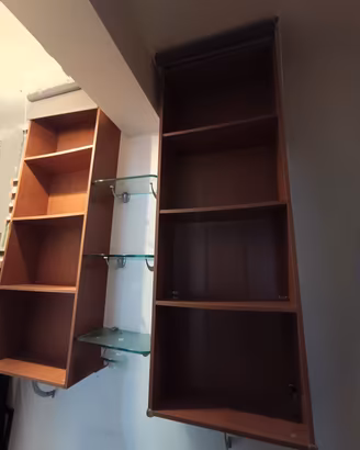 Trattabile 😎🤙doppia libreria/mobile ciliegio