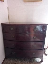 Comò cassettone antico stile Vittoriano