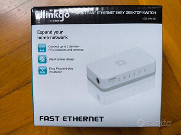 Switch D-Link 5 port fast Ethernet mod. GO-SW-5E