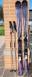 Scii Salomon+racchette Wed'ze