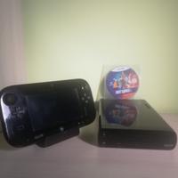 Nintendo Wii u console 32 gb nera con gioco 