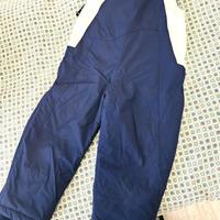 Pantaloni salopette da sci bambino