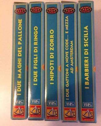 Lotto 5 Vhs Franco & Ciccio