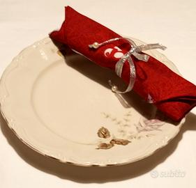 set sei porta posate Natale 