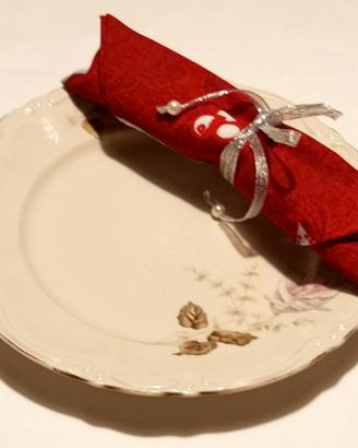 set sei porta posate Natale 