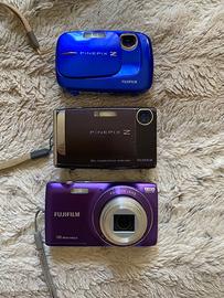 Lotto 3 fotocamere digitali Fujifilm FinePix Z