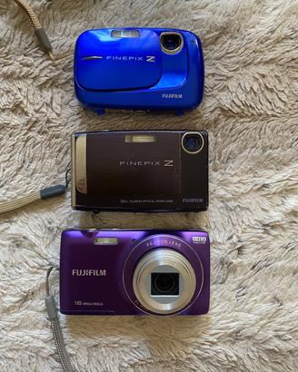 Lotto 3 fotocamere digitali Fujifilm FinePix Z