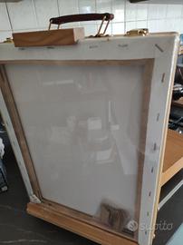 set pittura con cavalletto