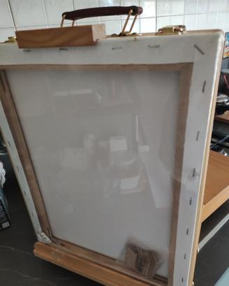 set pittura con cavalletto