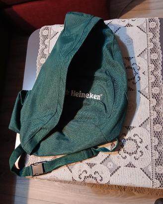 zaino tracolla heineken 