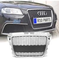 GRIGLIA AUDI A3 8P 08-12 LOOK RS3 GRIGIO CHIARO