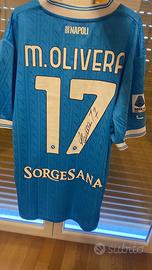 Maglia Napoli indossata certificata match worn