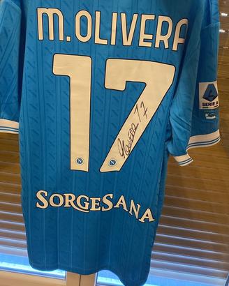 Maglia Napoli indossata certificata match worn