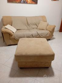 DIVANO CON POUF CONTENITORE 
