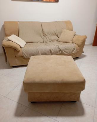 DIVANO CON POUF CONTENITORE 