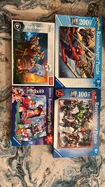 Numero 4 puzzle marvel disney per bambini