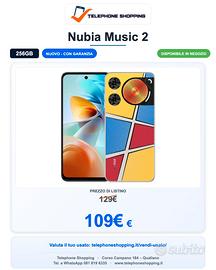 ZTE Nubia Music 2 256GB Nuovo