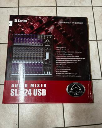 Wharfedale Pro SL824 USB–Mixer Audio Professional