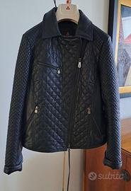 Giacca biker donna in pelle