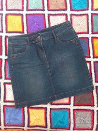 Minigonna in jeans 