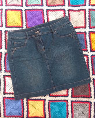 Minigonna in jeans 