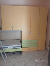 cameretta con letti a castello