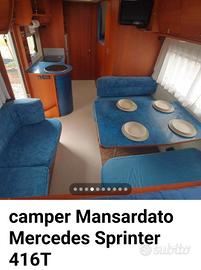 camper supercoibentato Mercedes sprinter gemellato