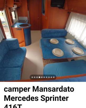 camper supercoibentato Mercedes sprinter gemellato