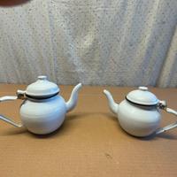 Set teiere smaltate vintage