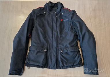 Dainese Giacca D-Dry Donna Taglia 46 Nero Rosso