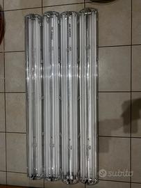 4 Plafoniere  Neon a tenuta stagna Beghelli