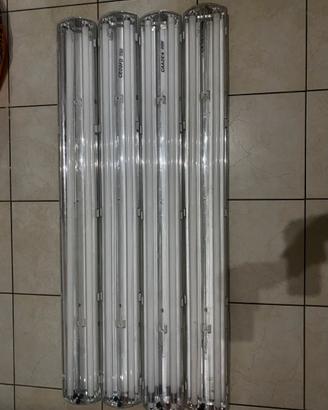 4 Plafoniere  Neon a tenuta stagna Beghelli