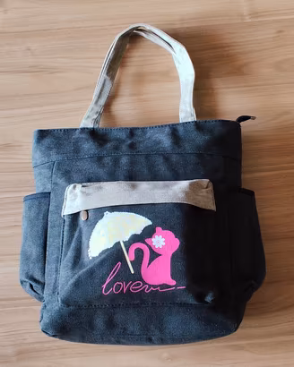 Borsa bag con gatto