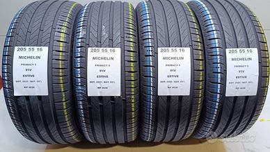 4 GOMME 205 55 16 MICHELIN 2025 RIF4638