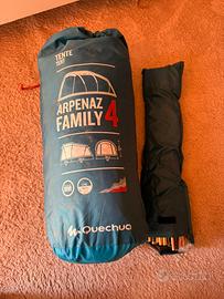 Tenda Arpenaz Family 4 by Decathlon + telo