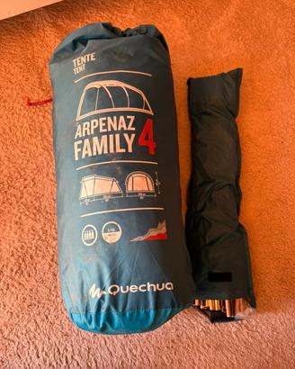 Tenda Arpenaz Family 4 by Decathlon + telo