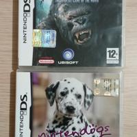 2 giochi Nintendo Ds king Kong nintendogs 