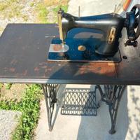 Macchina da cucire antica Haid & Neu completa