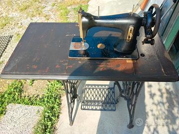 Macchina da cucire antica Haid & Neu completa