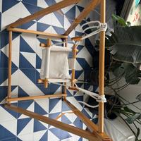 Altalena legno bimbi 6-36 mesi